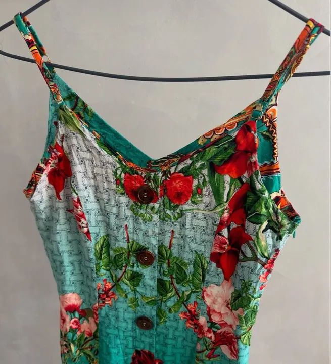 Vestido estampado P - Foto 2