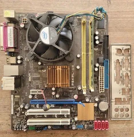 Kit Placa mãe socket 775 Ddr 2 4gb  - Foto 2