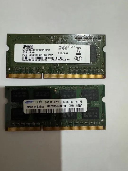 Memória notebook 