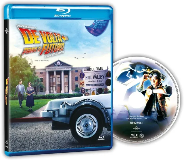 De Volta Para O Futuro Trilogia - Blu-ray (Lacrado)