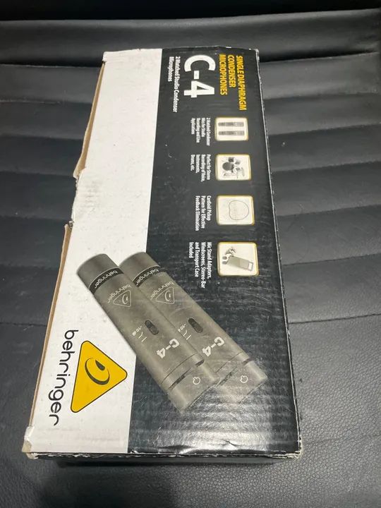 Par de Microfones Condensador Behringer C-4