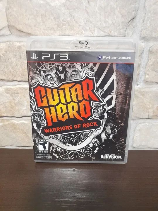 Jogo Guitar Hero: Warriors Of Rock (Sem Manual/Encarte) de PS3