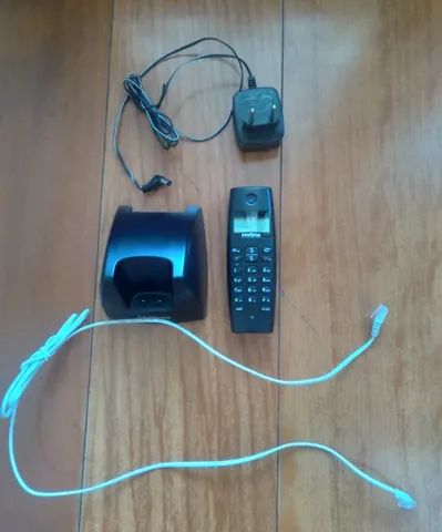 Telefone Intelbras TS 40 ID sem fio - cor preto - Foto 4