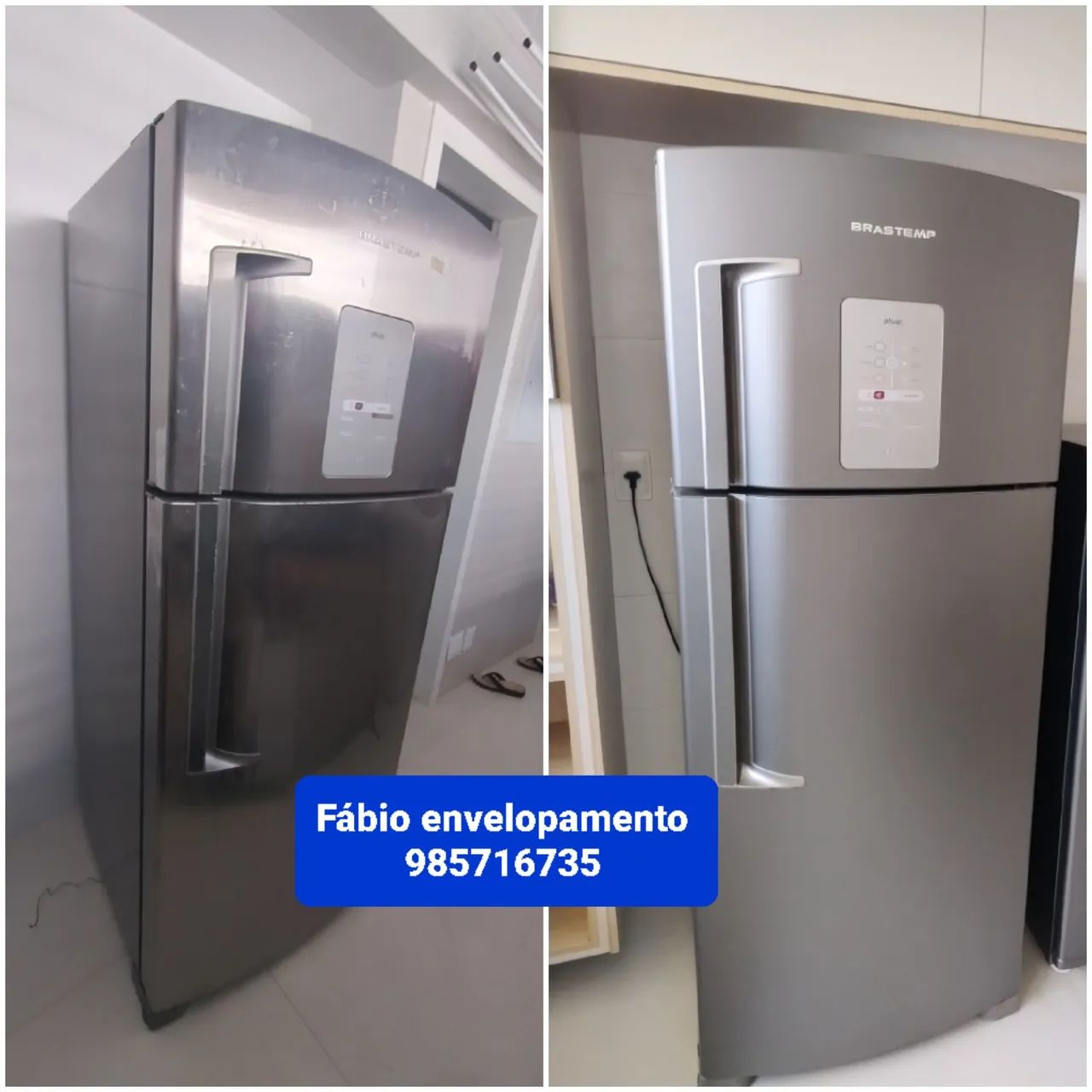 Envelopamento de geladeira simples e personalizado  - Foto 5