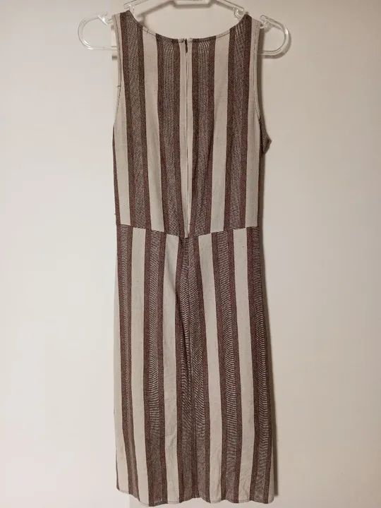 Vestido midi, tecido tipo linho  - Foto 3