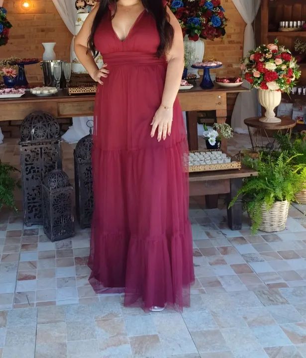 Vestido Marsala - Foto 3