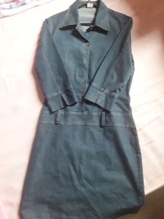 Vestido jeans  curto - Foto 2