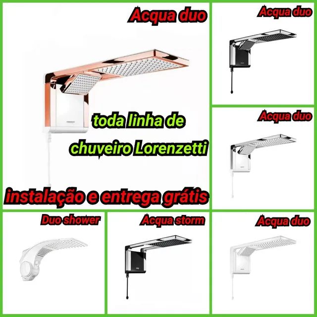 Chuveiro Lorenzetti instalado 