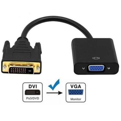 Cabo adaptador DVI para VGA