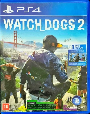 Jogo Game PS4 PlayStation 4 Watch Dogs 2 - W2K17 Original Novo