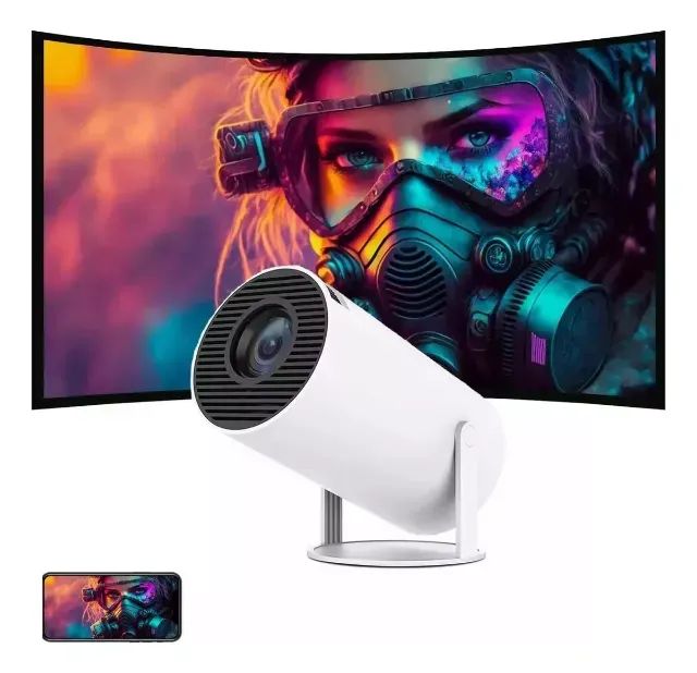 Mini Projetor Portátil 4k Android Full Hd Smart Wi-fi Para Cinema Em Casa - Foto 2