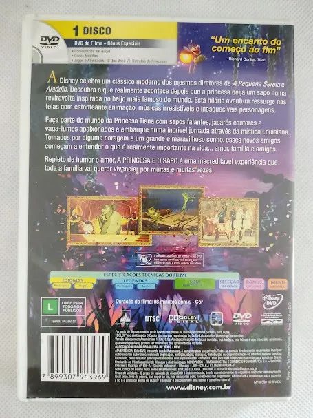 DVD A Princesa e o Sapo - Disney - Foto 2