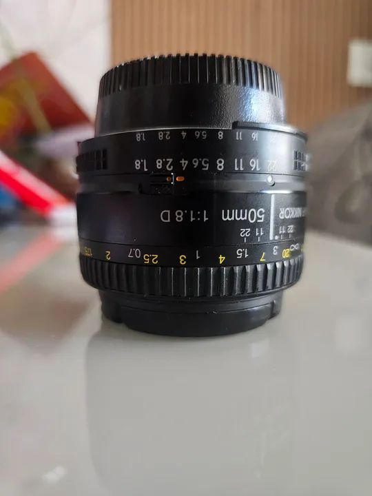 Lente Nikon 50mm f/1.8 D - Ótimo estado!