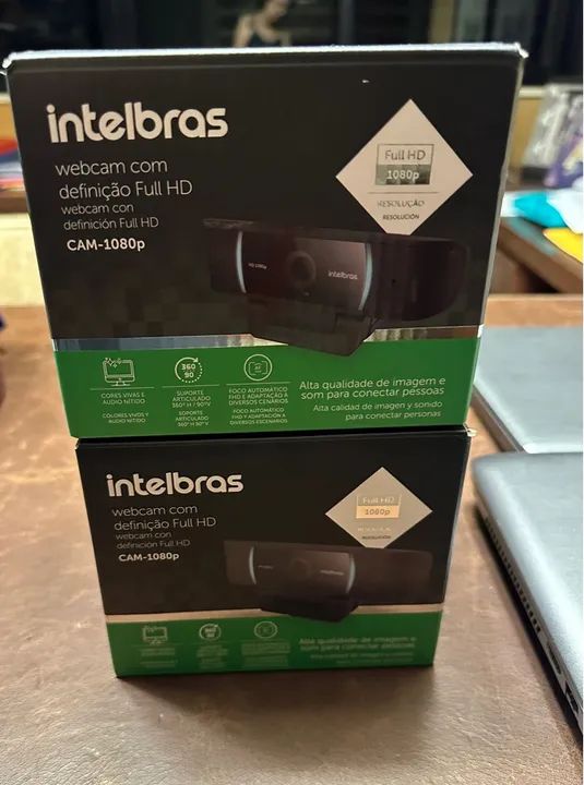 Câmera webcam USB 1080p intelbras - Foto 3