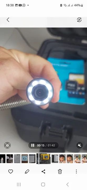 Camera de inspeção de tubos