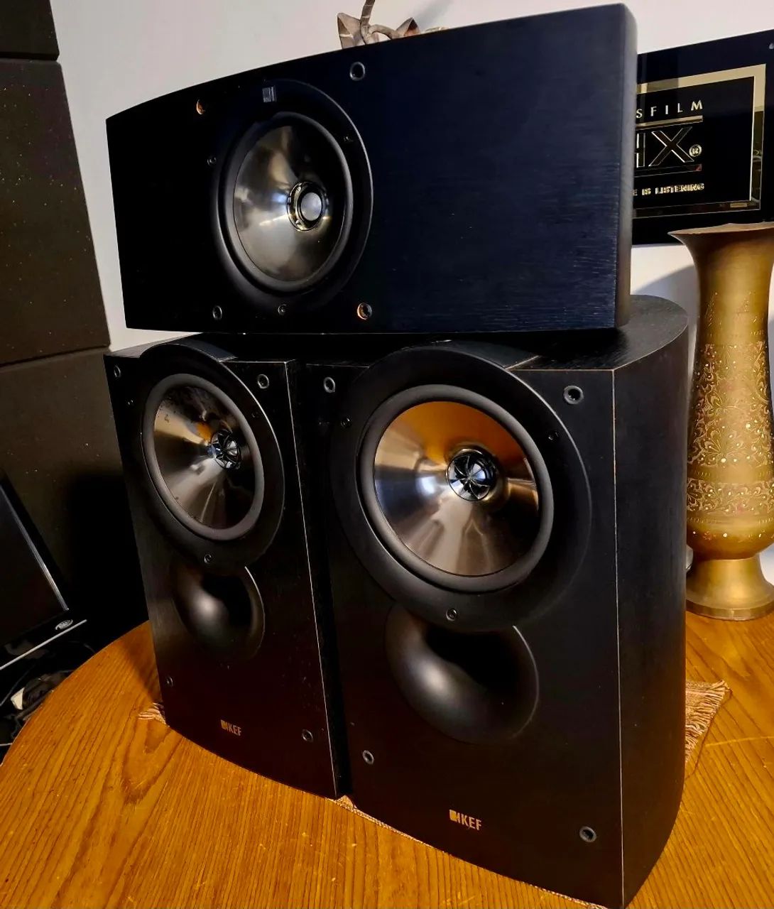 CAIXAS TRIO 3.0 KEF IQ30+IQ2 120W 45Hz 89dB 8ohms - Foto 4
