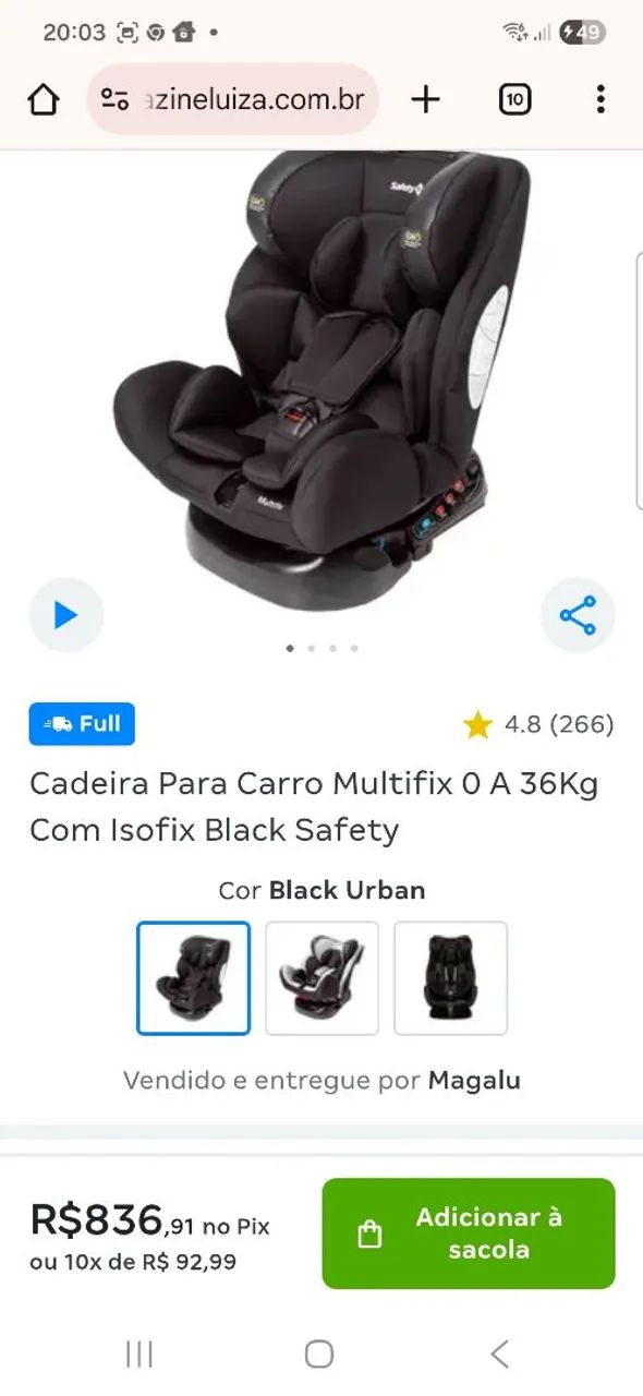 Cadeirinha carro - Foto 3