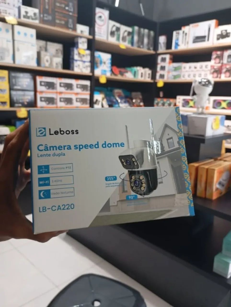 CAMERA DUPLA IP EXTERNA SMART WIFI IP66 YOOSEE LB-CA220 - LEBOSS - Foto 3