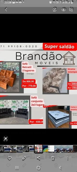 Colchão Ortopédico D28 Isodream. Sofa bicama  R$ 280,00 Com 3 almofadas grandes - Foto 2