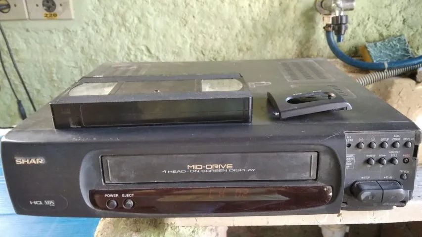 Video Cassete Sharp Defeito no  Mecanismo 