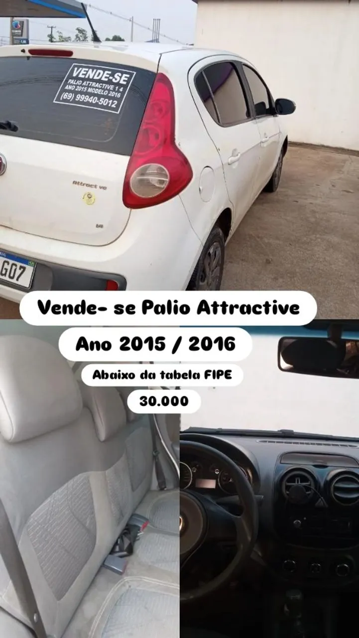 Vende-se Fiat Palio Attractive 1.4