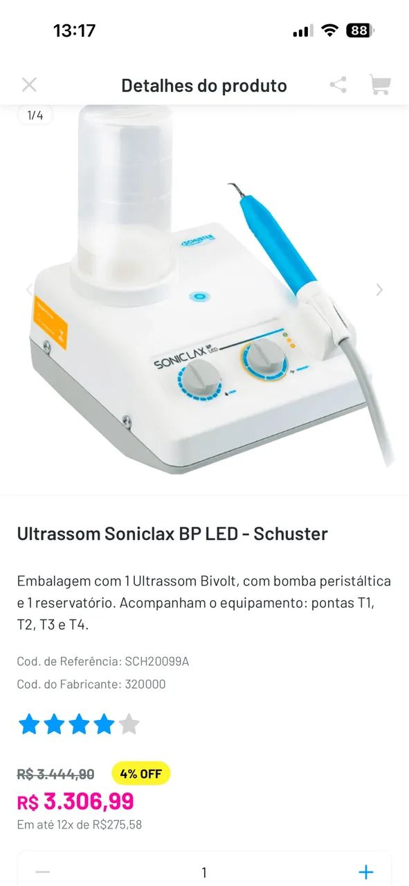 Ultrassom Soniclax Led BD