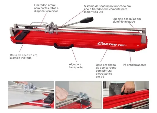 Máquina de cortar piso profissional cortag