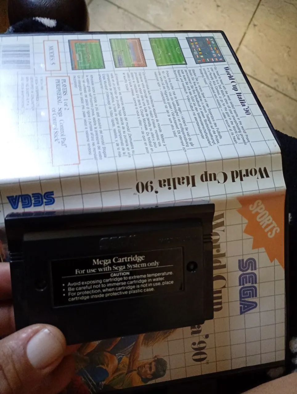 world cup Itália 90 master system  - Foto 5