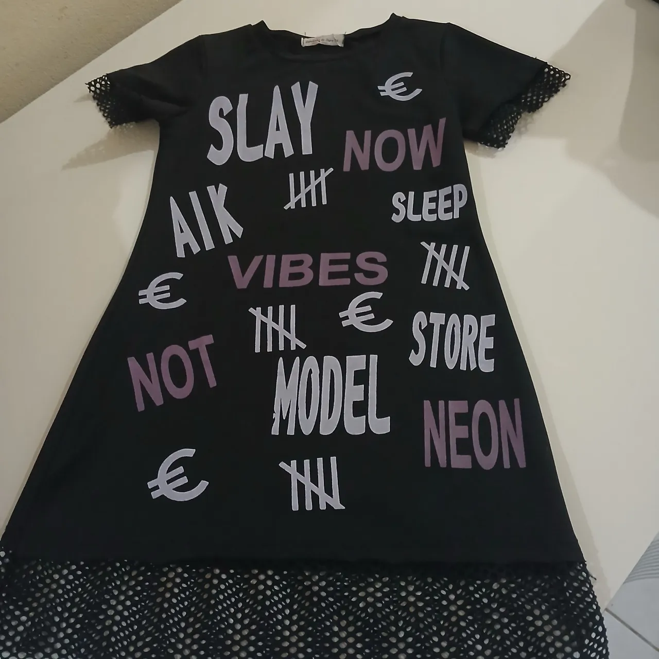 Vestido Infantil preto Estiloso