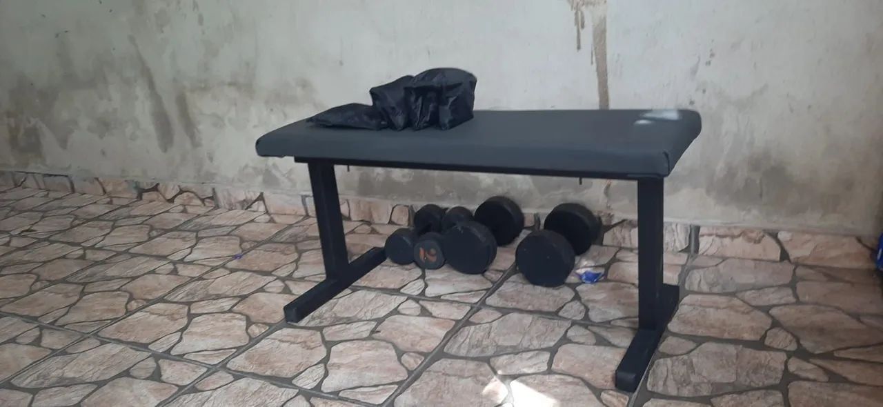Halteres de Concreto com Revestimento de Borracha - Foto 3