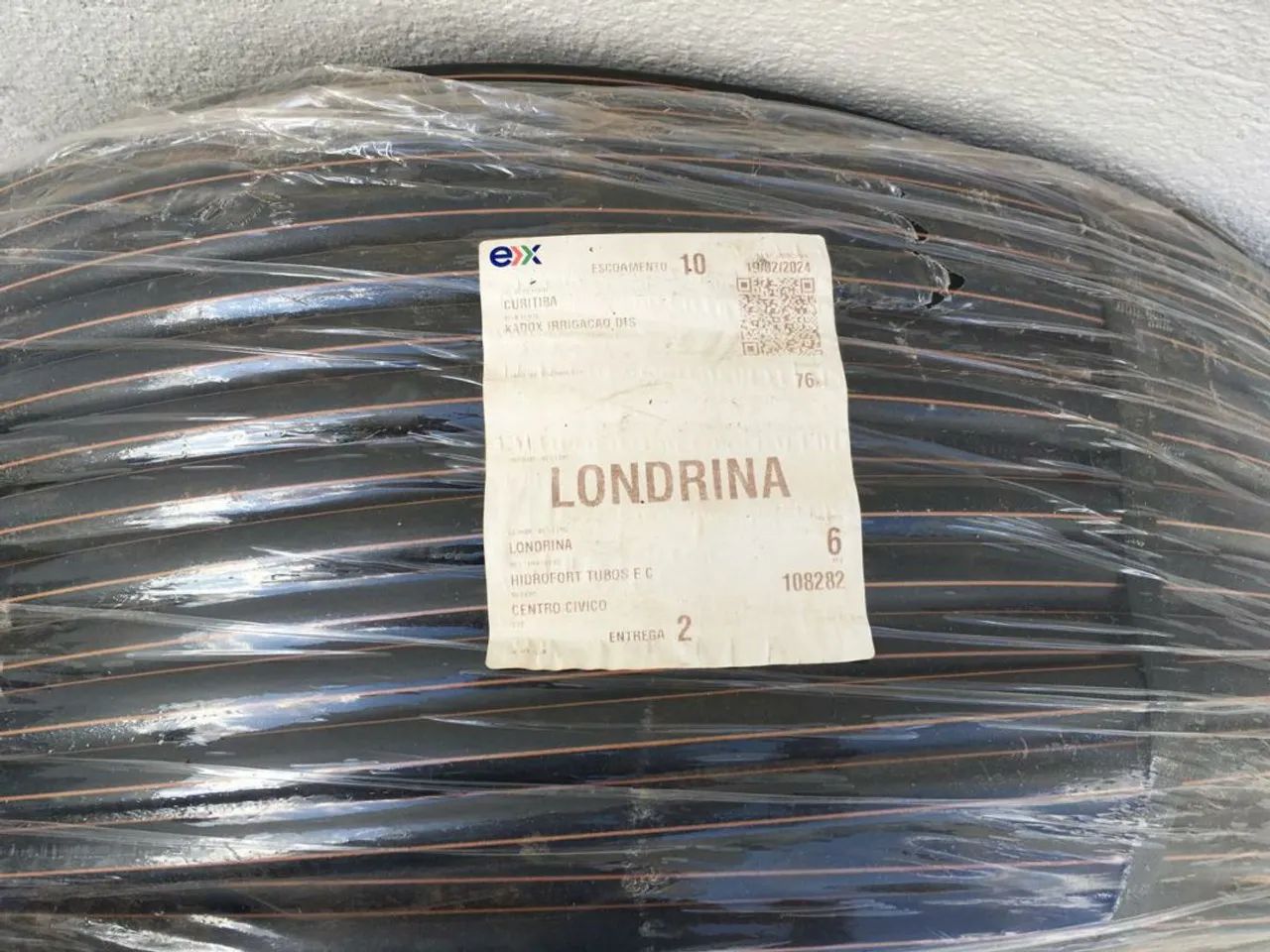 Mangueira de Irrigação Pelb 16mm Pn30 Sem Furos 500 Metros - Foto 2