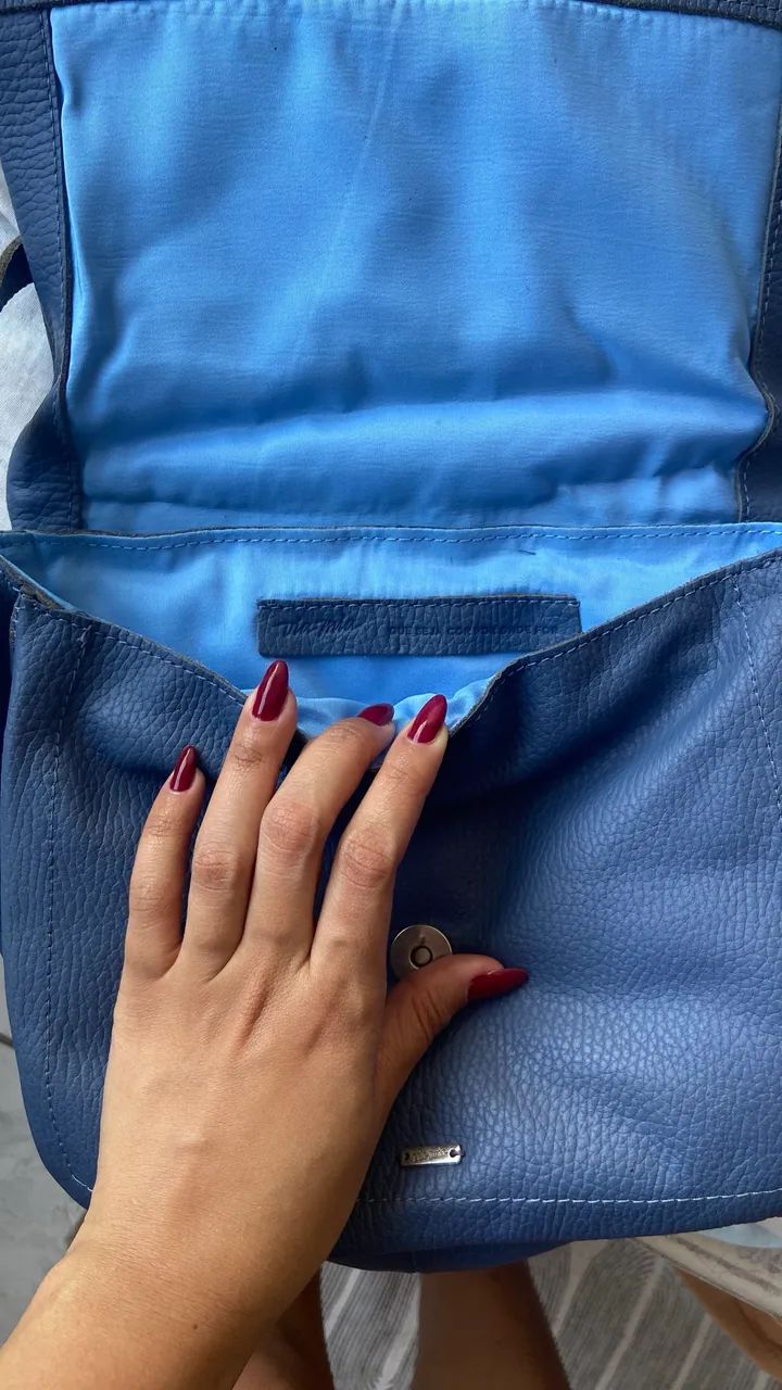 Bolsa Via Mia couro - Foto 3