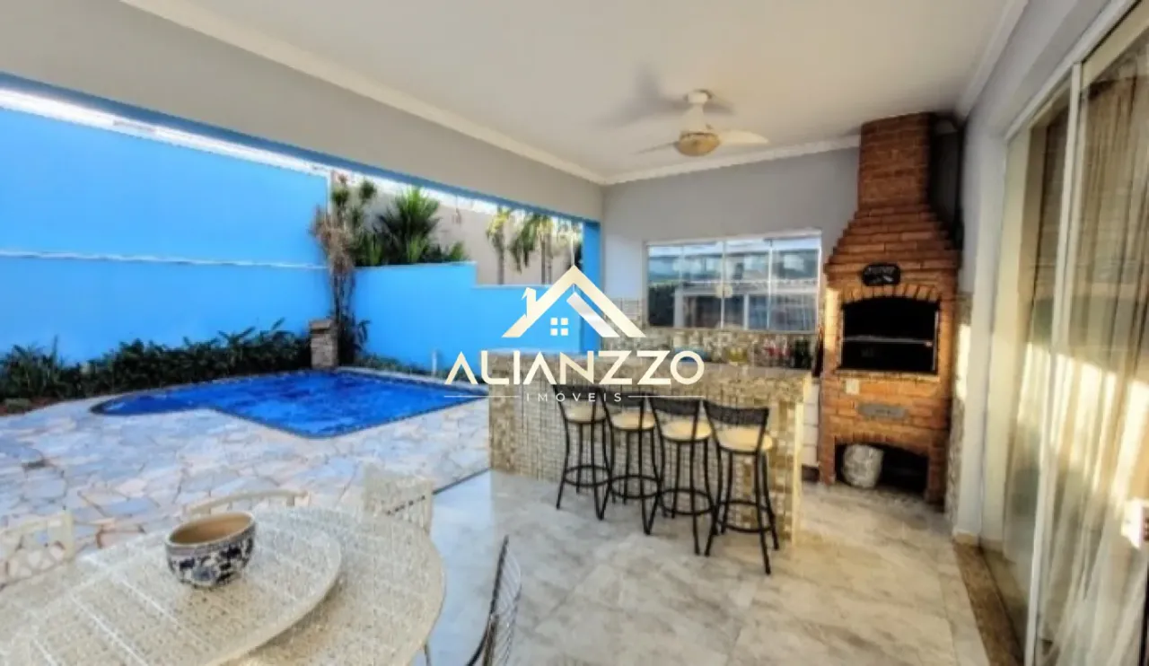 Casa Residencial no Bairro Recreio das Acácias em Ribeirão Preto/SP. Alianzzo Imóveis.