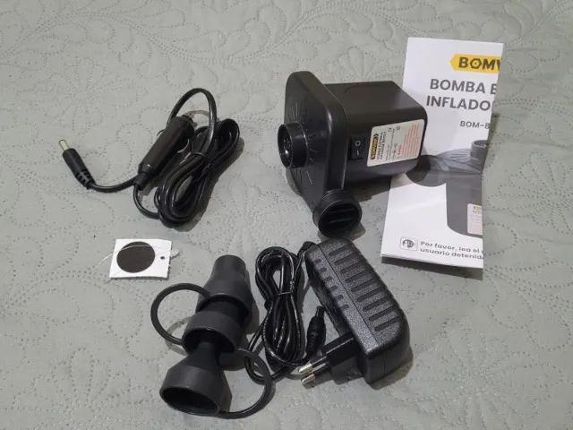 Combo colchão de Trilha Air Basic-Casal Quechua e bomba elétrica inflador bivolt Bomvink.  - Foto 5