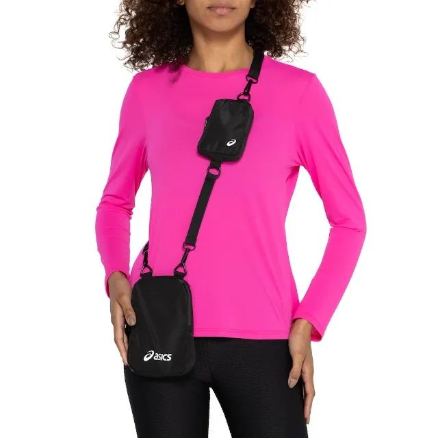 Shoulder Bag Asics Crossbody Cor Preto - Foto 4