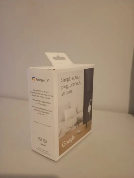 Google Tv Chromecast 4 seminovo pouco tempo de uso - Foto 3