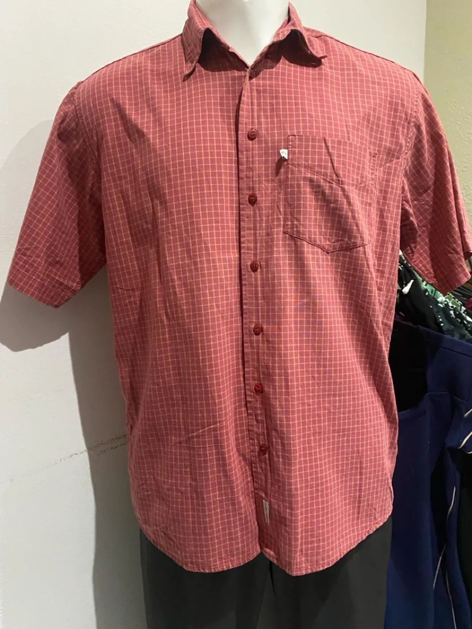 Camisa xadrez TAM XGG super nova algodão 