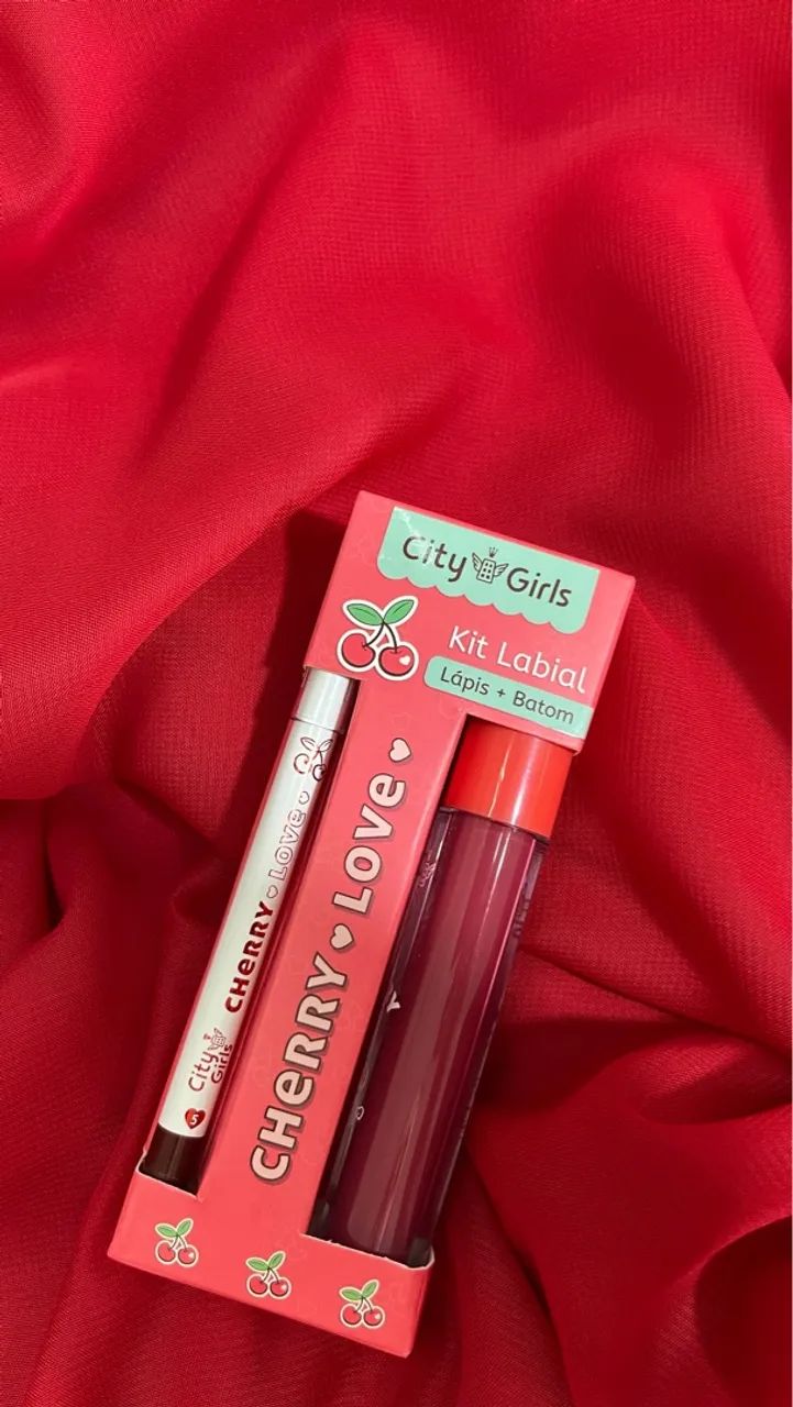 Kit Labial City Girls Cherry Love