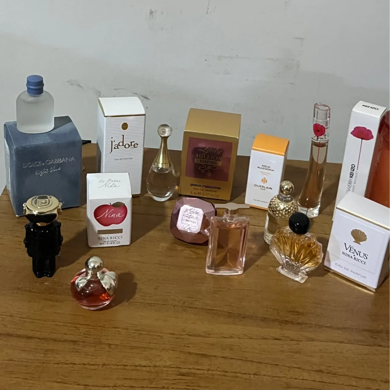 Miniaturas originais de perfumes de luxo escolha a sua
