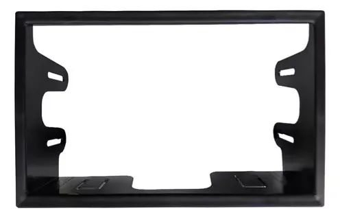 Moldura 2 Din Gol / fox /golf / bora /polo Fiesta C3 Multimidia Dvd Frente Painel - Foto 2