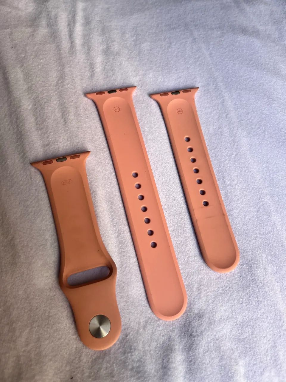 Pulseira Apple Watch original rosa pele - Foto 2