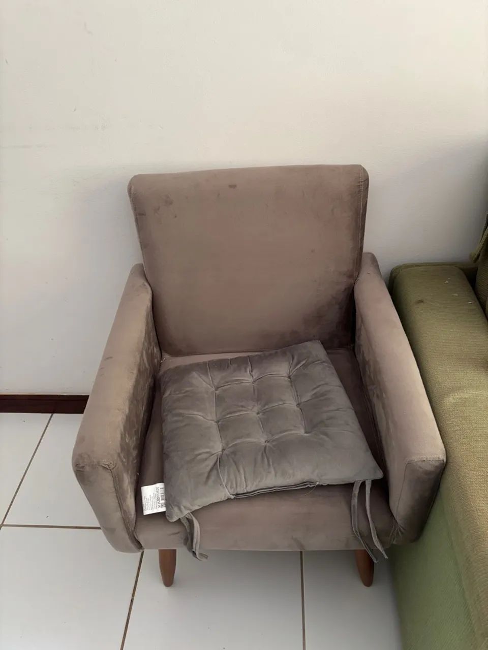 Poltrona Aconchegante com Almofada