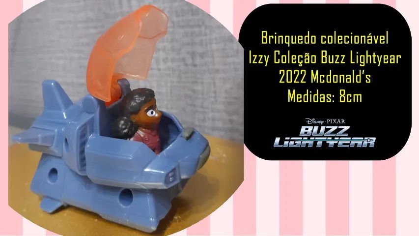 Brinquedo colecionável Izzy Coleção Buzz Lightyear 2022 Mcdonald?s