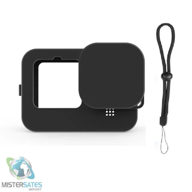 Capa mais Tampa Protetora De Silicone Moldura Gopro Hero 9 - COD 952