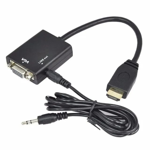 Cabo - Adaptador Hdmi Para Vga - Foto 2