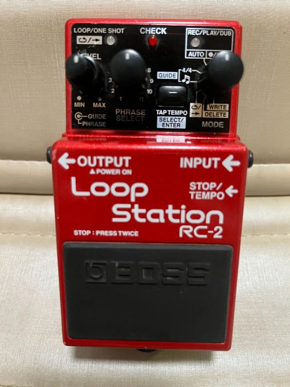  Pedal Boss Loopstation Rc-2 - Super Conservado!!!