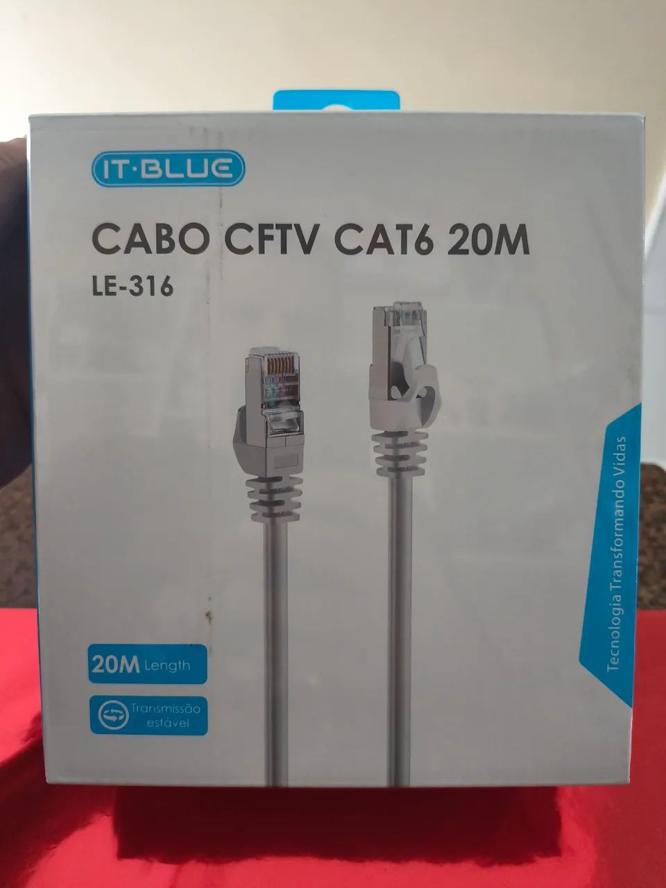 Cabo CFTV CAT6 20m LE-316 - IT-Blue