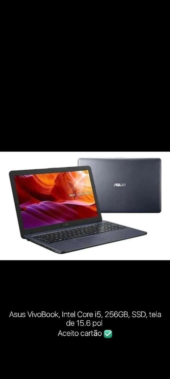 Asus VivoBook Intel Core i5 256GB SSD Tela 15.6