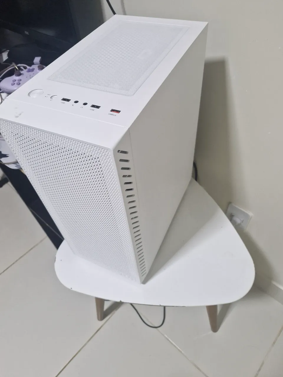 Gabinete PC Branco+Fonte 500W 80 Plus