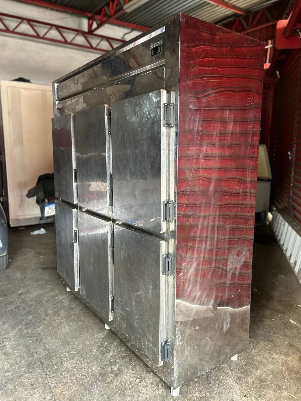 Câmara fria 6 portas para açougue ou distribuidora de bebidas. - Foto 4
